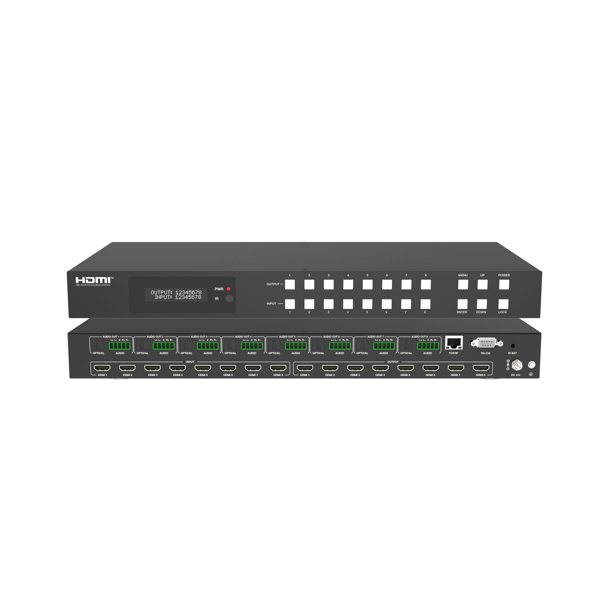 4K 8x8 Seamless HDMI Matrix Switcher & Video Wall Controller 4K 8x8 Seamless HDMI Matrix Switcher & Video Wall Controller