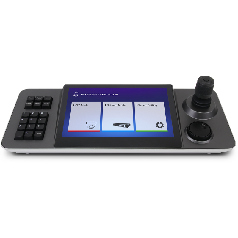 PTZ Camera Controller with Touch Screen & Joystick