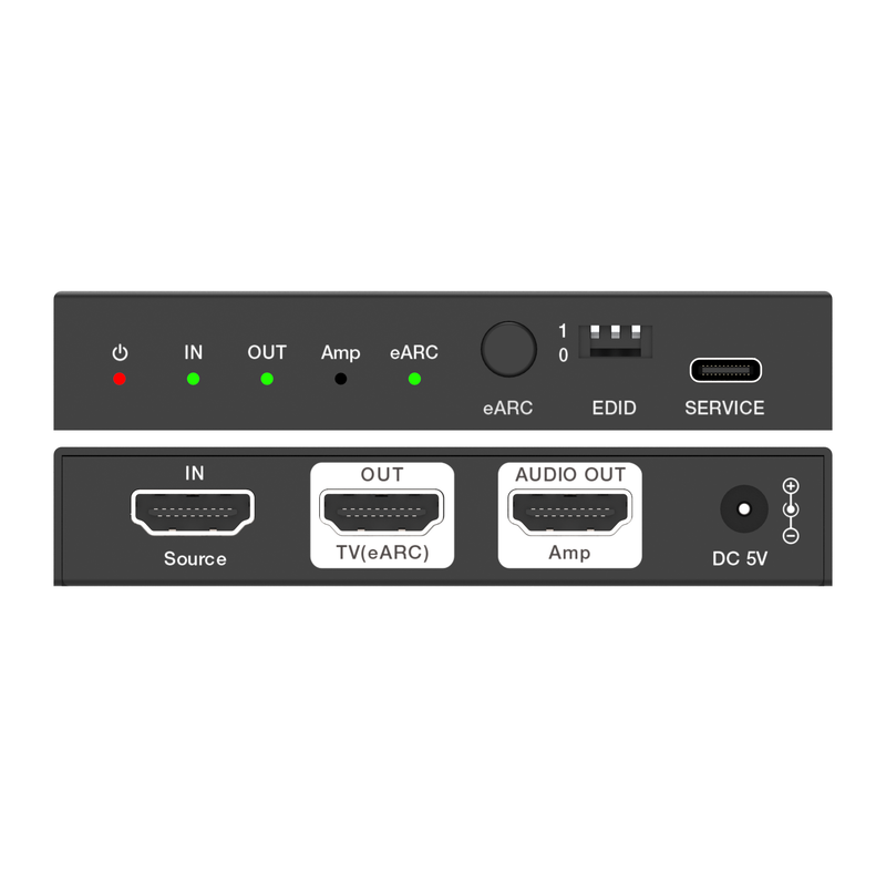 8K HDMI 2.1 Audio Extractor with eARC for AV Receivers