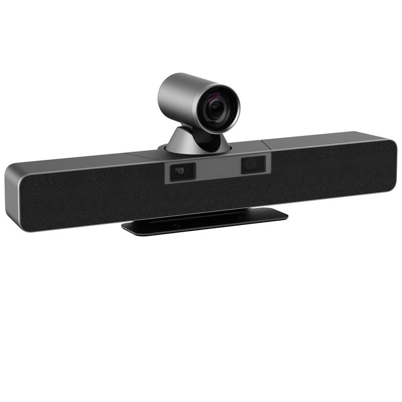 4K Dual-Lens All-in-One Camera with HDMI/IP/USB/USB-C & AI Auto Tracking (Gray)