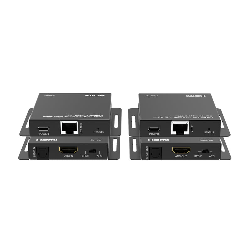 HDMI Audio 150m Extender Over Ethernet with ARC (Tx/Rx)