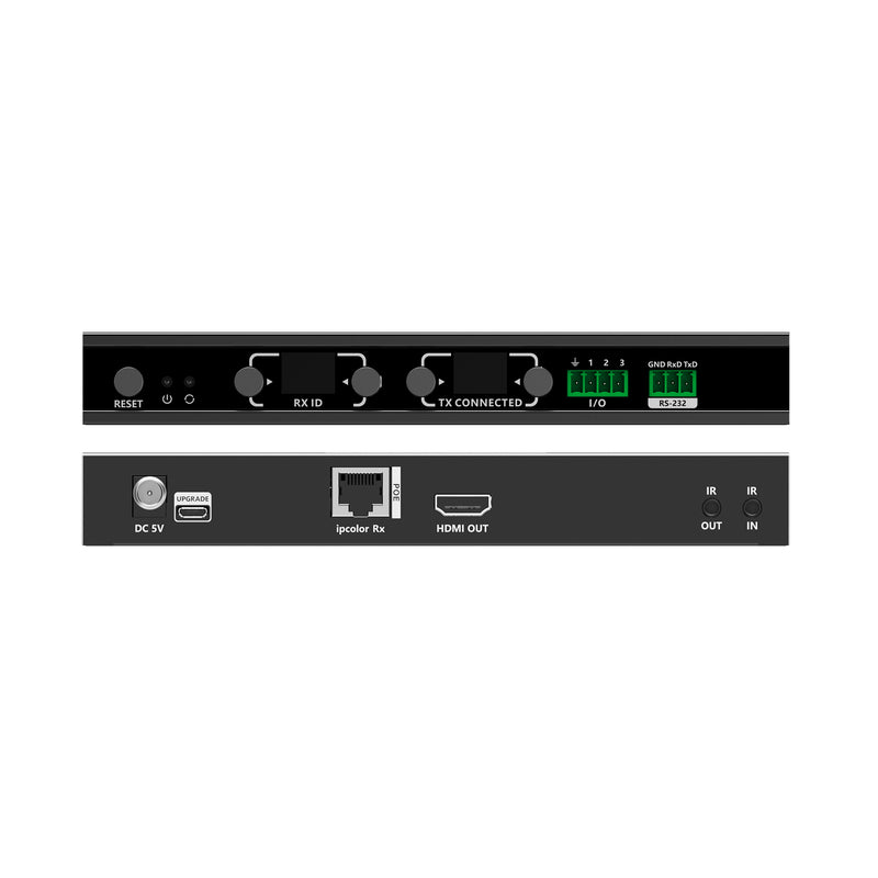 AV over IP H.265/H.264 4K60 Decoder with Video Wall