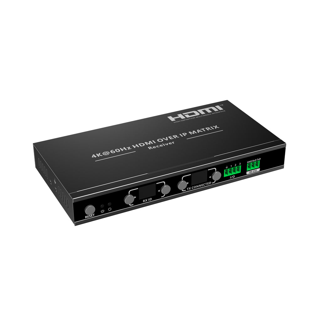 AV over IP H.265/H.264 4K60 Decoder with Video Wall