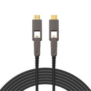 Plenum Rated 4K HDMI 2.0 AOC Fiber Cable with Detachable Heads - 100m