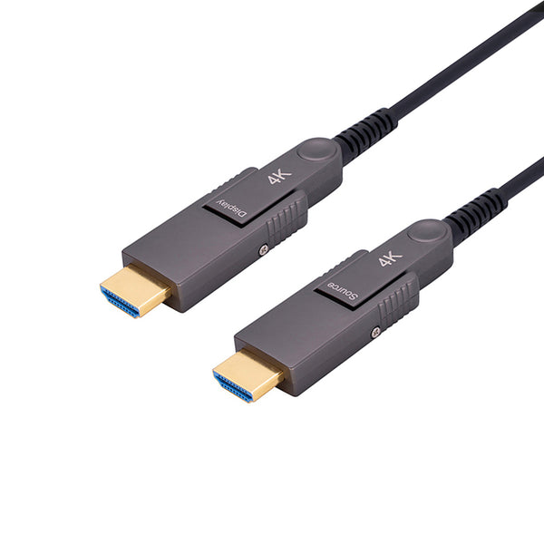Plenum Rated 4K HDMI 2.0 AOC Fiber Cable with Detachable Heads - 15m