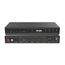 4K 4x1 Seamless HDMI Switcher with Multiview & Audio Output