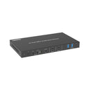 4K 2x1 Presentation Switcher with USB-C Inputs, Audio Input & Output, 2 LAN Ports