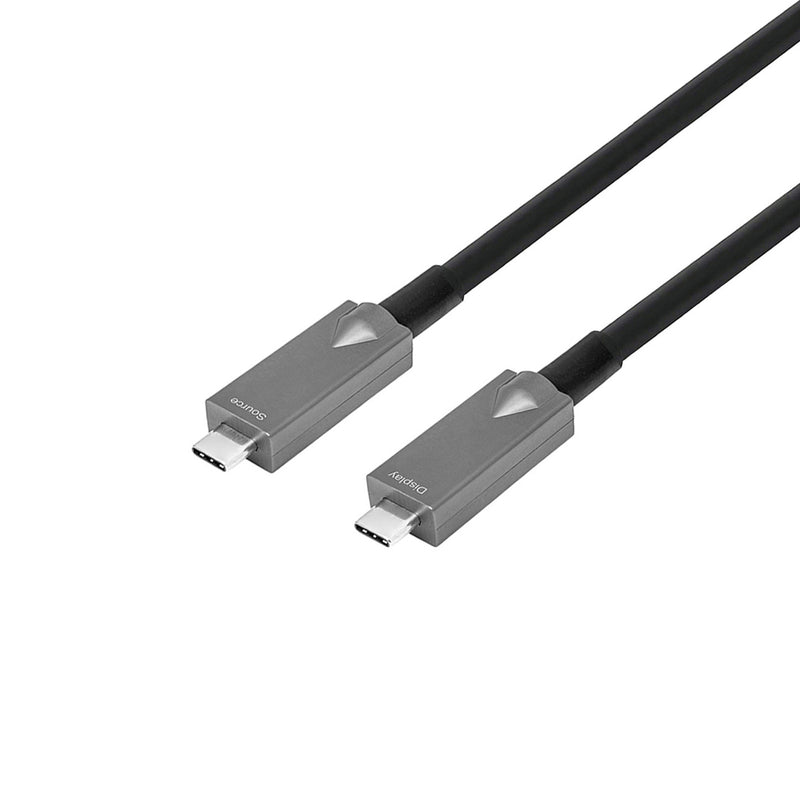 Full-Featured USB-C AOC Fiber Cable - 15m