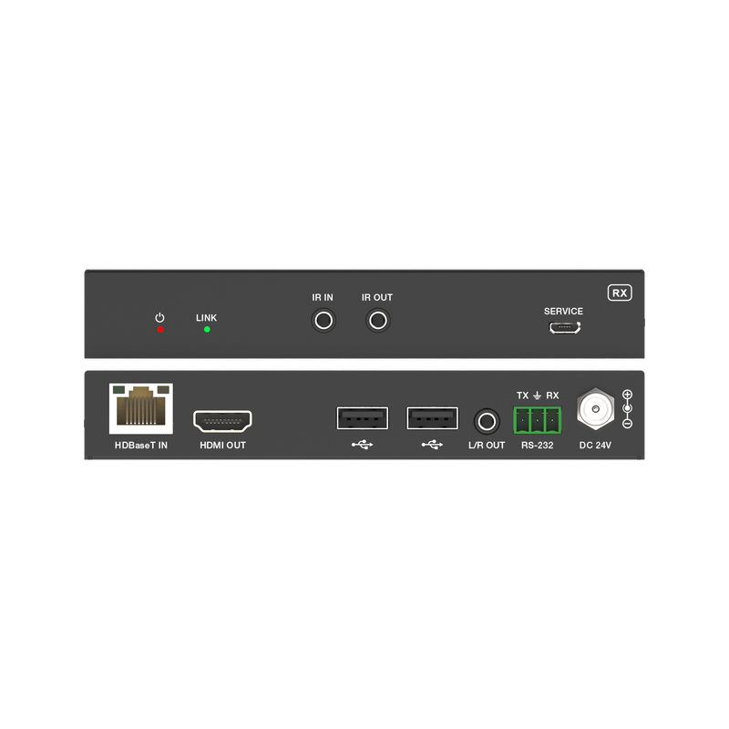 4K HDMI/USB-C 70m Extender Over HDBaseT 3.0 with USB 2.0