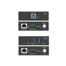 1-Host USB-C & USB-A 3.0 100m Extender over HDBaseT