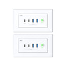 1-Host USB-C & USB 3.2 Gen 1 100m Extender over HDBaseT (EU/UK WP Tx to WP Rx)