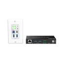 2-Host USB-C & USB 3.2 Gen 1 100m Extender over HDBaseT