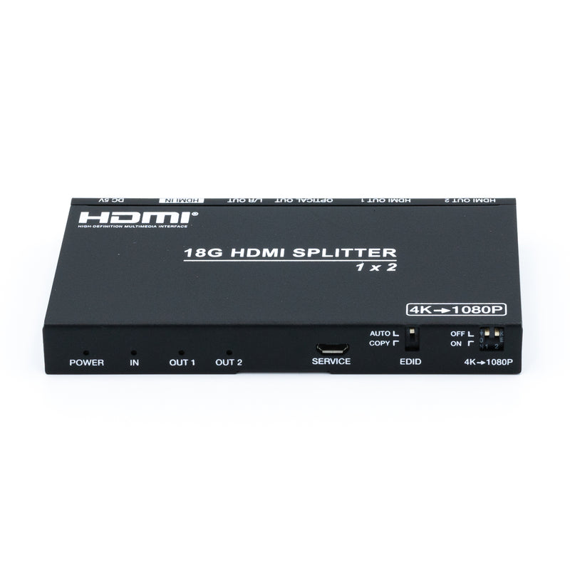 OREI HDMI Splitter 1 In 2 Out 4K - 1x2 HDMI Display Duplicatemirror Powered Splitter Full Hd 1080p 4k 30hz One Input To Two Outputs Usb Cable Included 1 Source To 2 Identical Displays - Foto 10