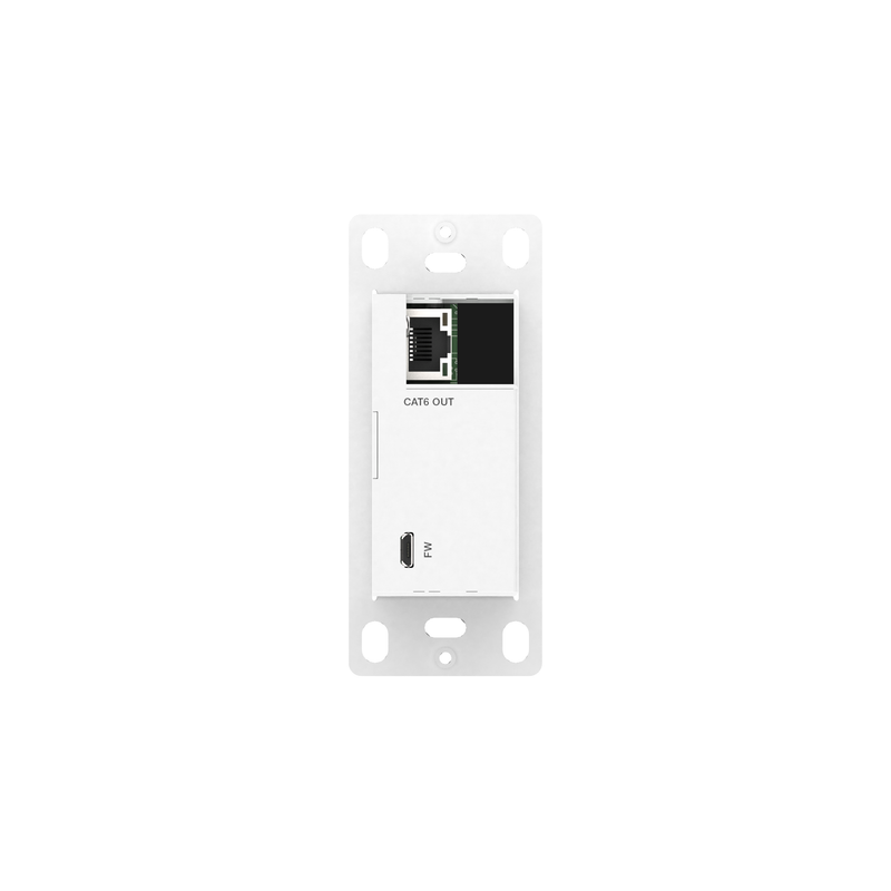 4K HDMI & USB-C 50m Wall Plate Extender Kit over Ethernet