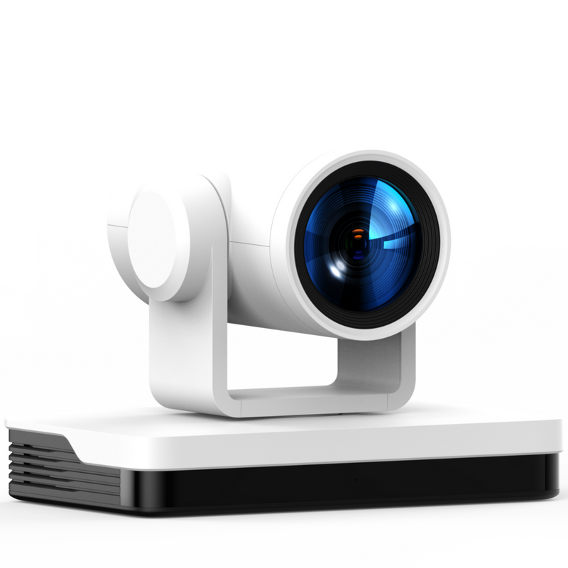 4K PTZ Camera with HDMI/IP/3G-SDI/USB & AI Auto Tracking (White)