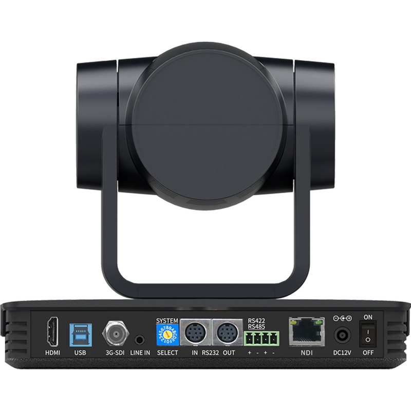 HD PTZ AI NDI Camera with HDMI/IP/3G-SDI/USB3.0 (Black)