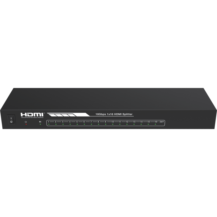 4K 1x16 HDMI Splitter With HDR 4K 1x16 HDMI Splitter With HDR